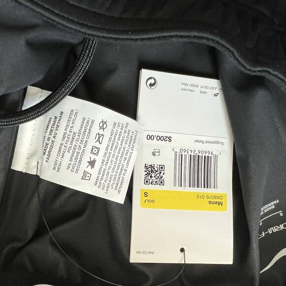 Nike Storm-FIT ADV Men's Golf Pants Black Size Small DX6076-010 NWT MSRP $200 - Picture 10 of 11